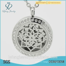 Wholesale jewelry 20mm/25mm/30mm high polished oil pendant diffuser locket